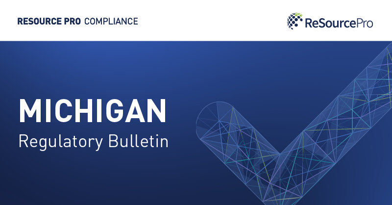 Michigan Issues Bulletin Regarding the Annual Adjustment of the Maximum ...